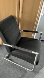 2 fauteuils zwart Henders & Hazel, Ophalen, Gebruikt, 75 tot 100 cm, Stof