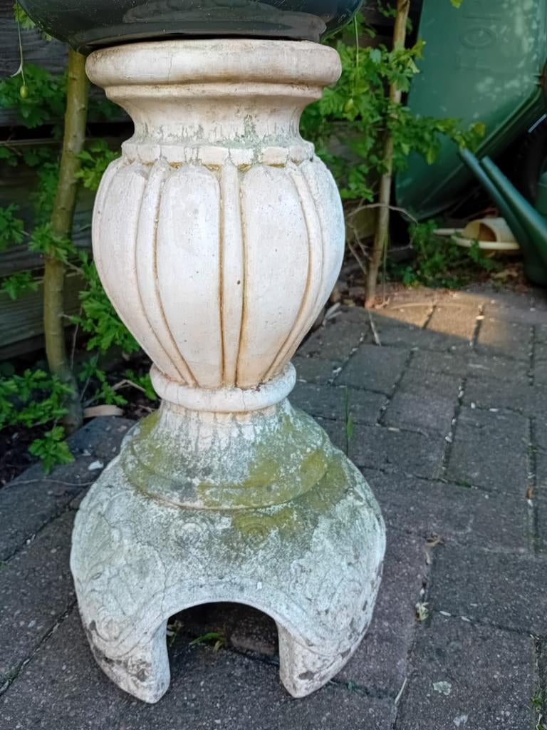 Vintage Tafellamp Ceramics Creme bij