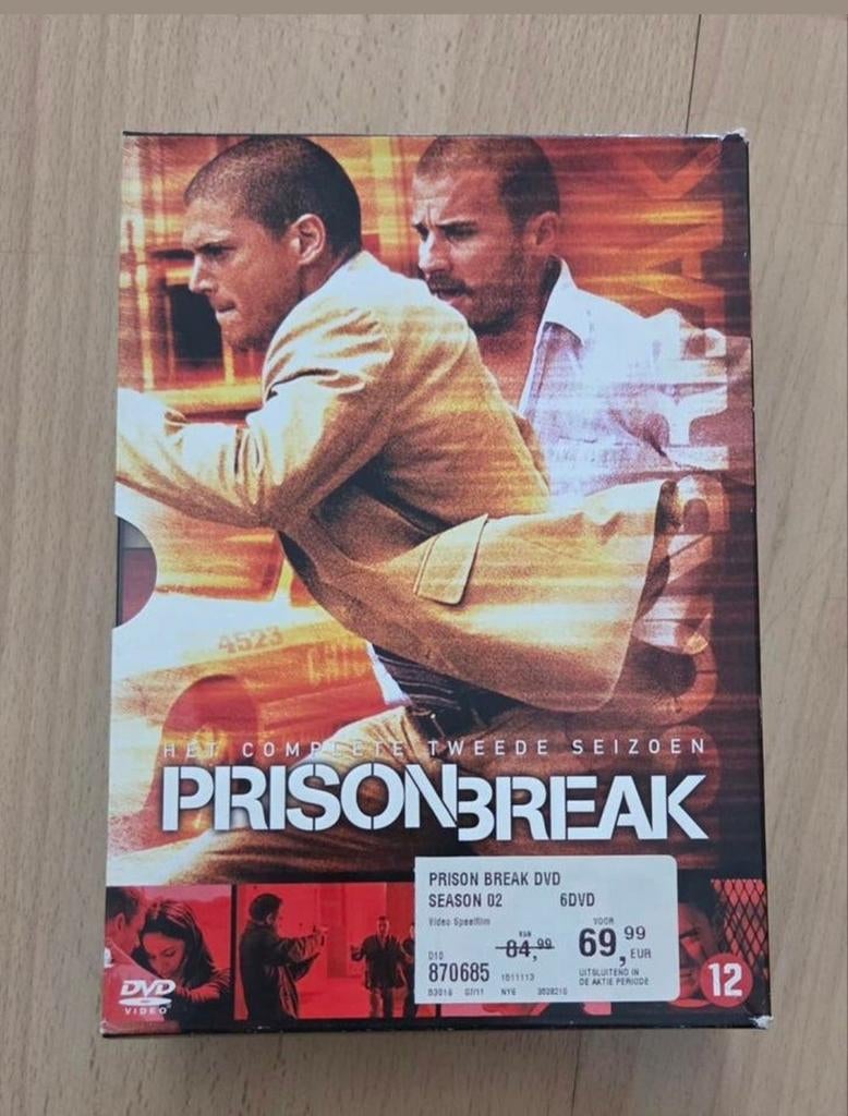 Prison Break - Seizoen 2, Vanaf 12 jaar, Ophalen of Verzenden, Zo goed als nieuw, Actie en Avontuur