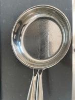 2x RVS Koekenpan SUS316L - Geschikt voor Inductie, Ophalen, Inductieplaat, Zo goed als nieuw, Rvs