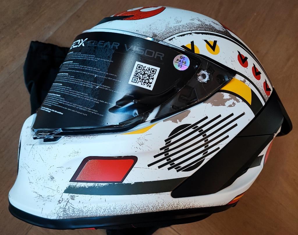 Ruroc EOX Star Wars Rebel Pilot S Small  -Nieuw-, Motoren, Kleding | Motorhelmen, XS, UK, Ophalen, Nieuw met kaartje