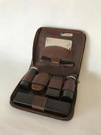 Art Deco Bakelieten scheerset in leren etui. Made in Sheffie, Ophalen, Gebruikt, Gehele gezicht, Verzorging