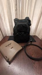 Yakeda Plate Carrier Zwart, Ophalen of Verzenden, Landmacht, Nederland, Kleding of Schoenen