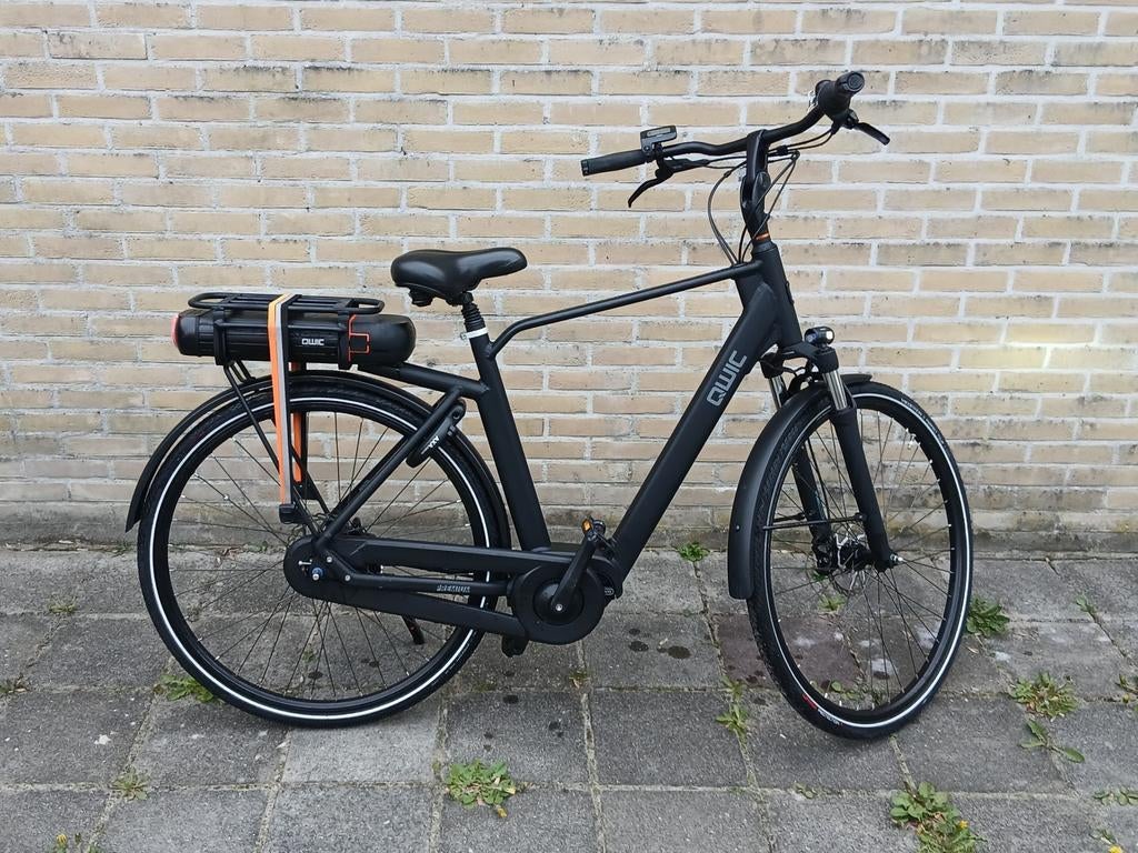 Qwic elektrische herenfiets., Ophalen, Qwic, Gebruikt, 51 tot 55 cm