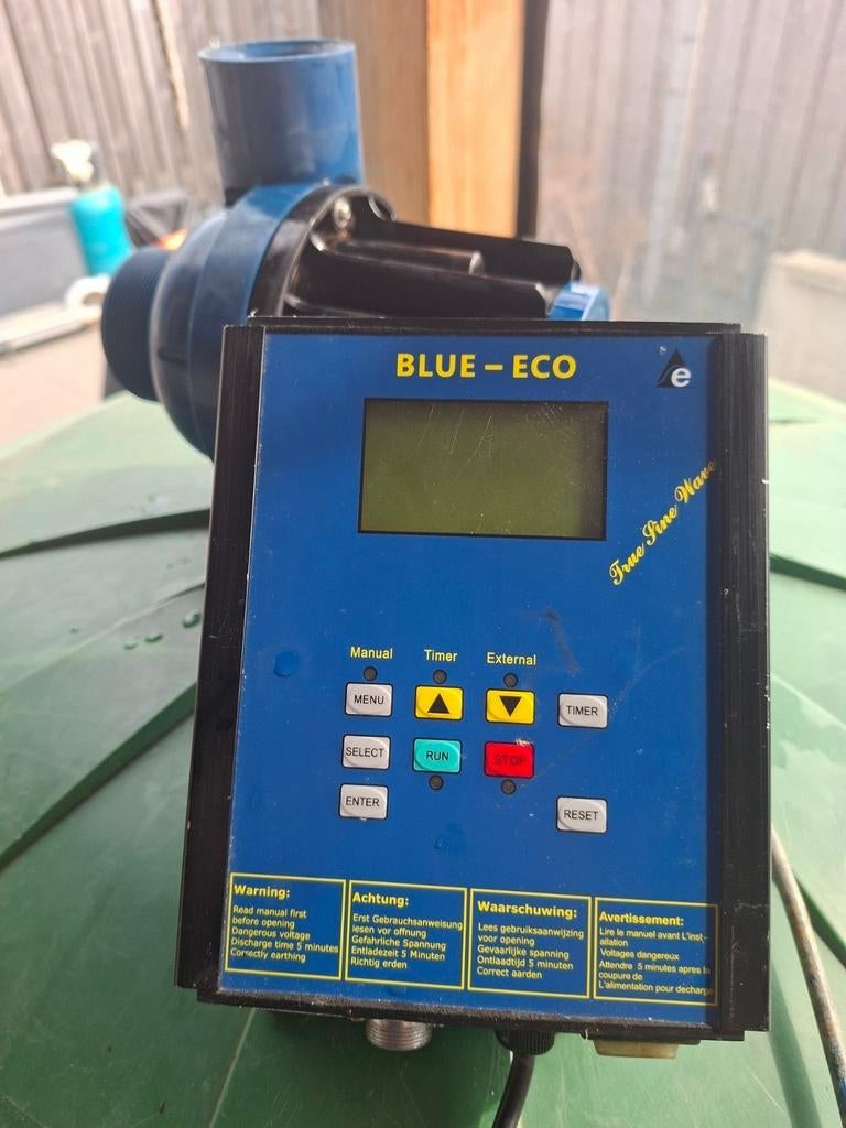Blue-Eco Vijverpomp met Controller, Tuin en Terras, Vijver-toebehoren, Gebruikt, Vijverpomp, Ophalen of Verzenden