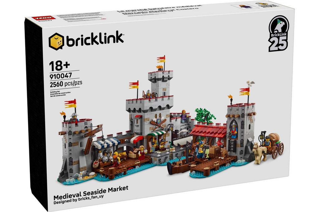 LEGO Bricklink [910047] Medieval Seaside Market (nieuw!), Ophalen of Verzenden, Nieuw, Complete set, Lego