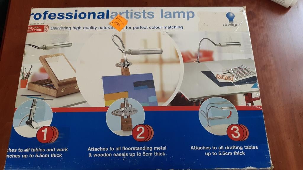 Daylight professionele artiestenlamp voor perfecte kleuren, Hobby en Vrije tijd, Ophalen of Verzenden
