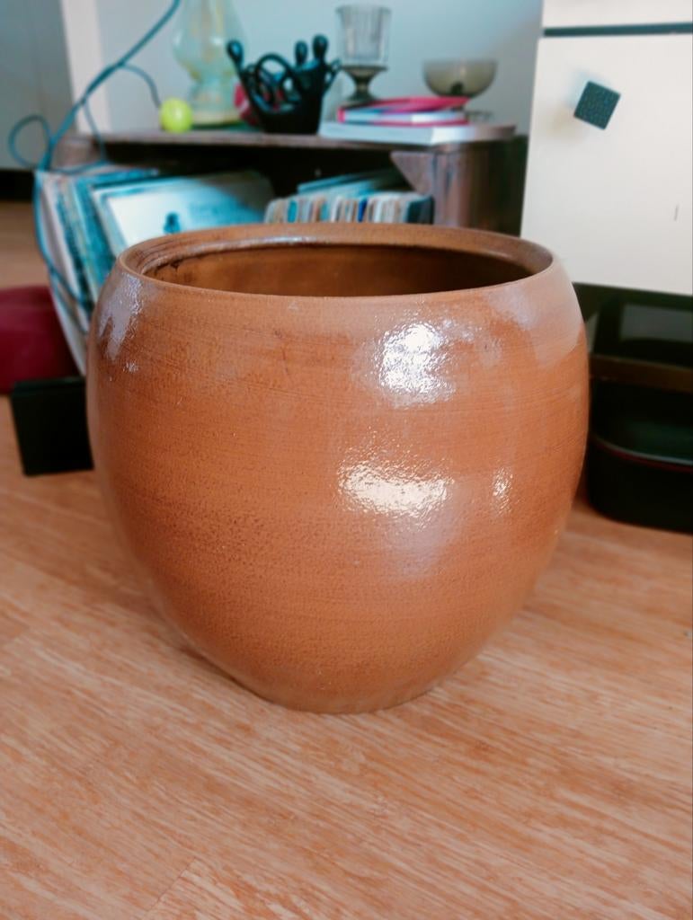 Grote terracotta bloempot (30cm)voor binnen en buiten, Tuin en Terras, Ophalen, Gebruikt, 40 cm of meer, Terracotta