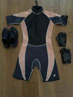 Surfpak maat S, (hand)schoenen en trapeze (windsurfen), Watersport en Boten, Windsurfen, Ophalen, Gebruikt, Overige typen, Minder dan 5 m²