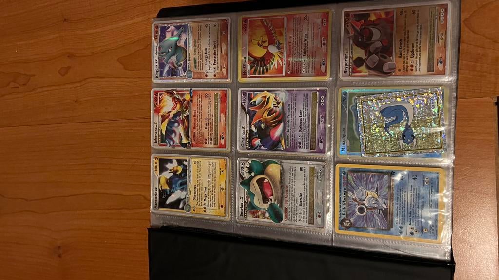 Pokemon Kaarten in Map, Ophalen of Verzenden, Gebruikt, Meerdere kaarten