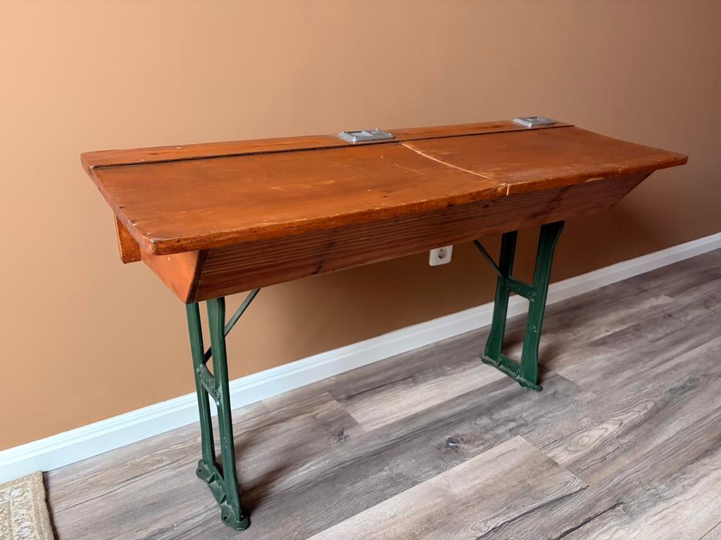 Vintage Stoere dubbele lessenaar, Ophalen