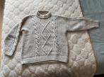 Wollen trui Aran motief gebroken wit XXL, Ophalen of Verzenden, Overige maten, Wit