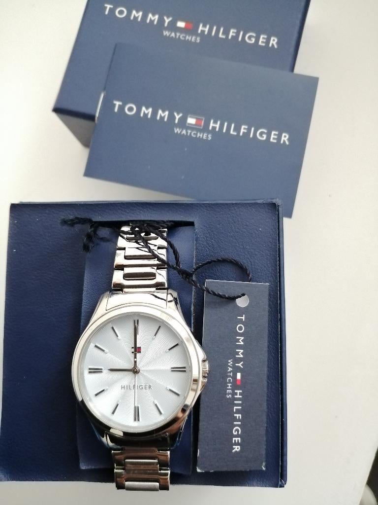 MOET NU WEG!!! MOOIE ELEGANTE TOMMY DRESS WATCH NIEUW STEEL, Overige merken, Staal, Staal, Polshorloge