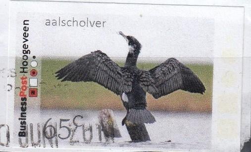Nederland- SP-37- 2004- Business Post Hoogeveen- Aalscholver, Verzenden, Na 1940, Gestempeld