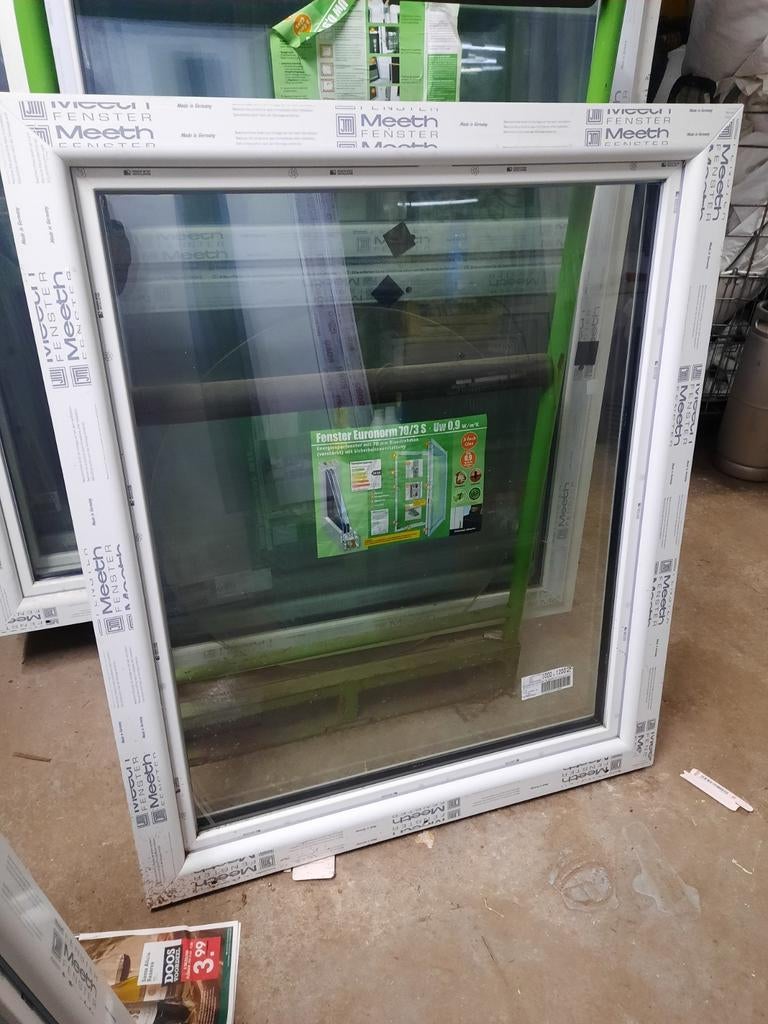 Kunststof kozijnen draaikiep in div maten, Doe-het-zelf en Verbouw, Kozijnen en Schuifpuien, Nieuw, Raamkozijn, Kunststof, 75 tot 150 cm