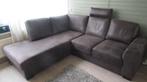 Hoekbank, Huis en Inrichting, Banken | Bankstellen, Ophalen, Gebruikt, Hoekbank, Leer