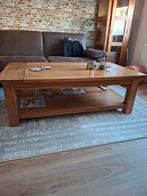 Teak houten salontafel zgan - 134x73cm, 100 tot 150 cm, Teakhout, Zo goed als nieuw, Tijdloos