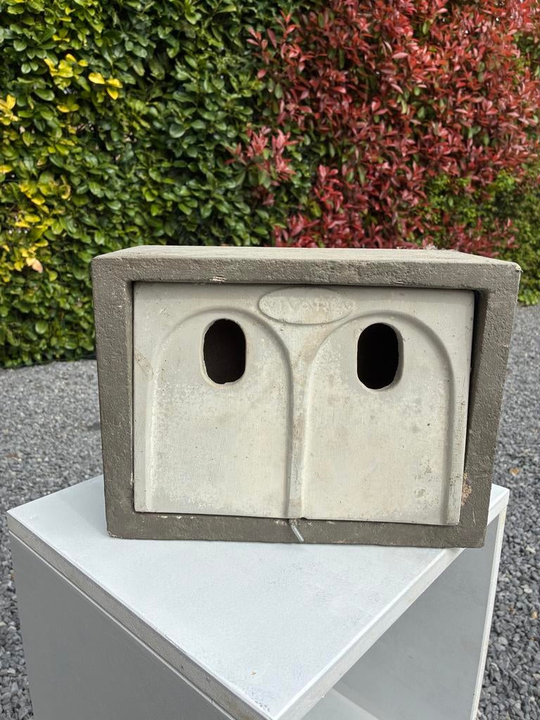 Betonnen vogelhuisje, Tuin en Terras, Ophalen, Gebruikt