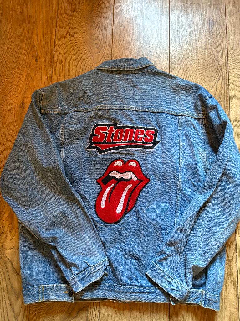 Vintage '97/98 Official Rolling Stones Spijker Jas mt M.(L), Kleding | Heren, Maat 52/54 (L), Ophalen of Verzenden, Zo goed als nieuw