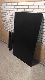 IKEA zwarte eettafel (tafelblad en poten), Huis en Inrichting, Tafels | Eettafels, Overige houtsoorten, Gebruikt, 100 tot 150 cm