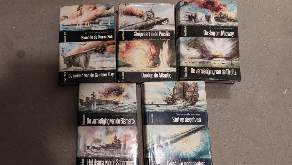 Oorlogsboeken set:, Ophalen of Verzenden