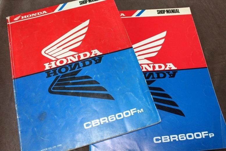 Honda CBR600 Fm 1991/1992 motorcycle shop manual handboek, Motoren, Ophalen of Verzenden, Honda