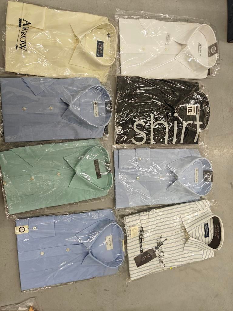 Nieuw overhemd pakket – 8 stuks (C&A, Arrow, Richfield), Ophalen, Nieuw, Maat 48/50 (M), Overige kleuren