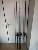 Sportex karperhengels en shimano 4500, Watersport en Boten, Hengelsport | Karpervissen, Ophalen, Zo goed als nieuw, Werphengel