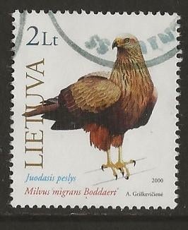 Litouwen 233, adelaar, Verzenden, Overige landen, Gestempeld