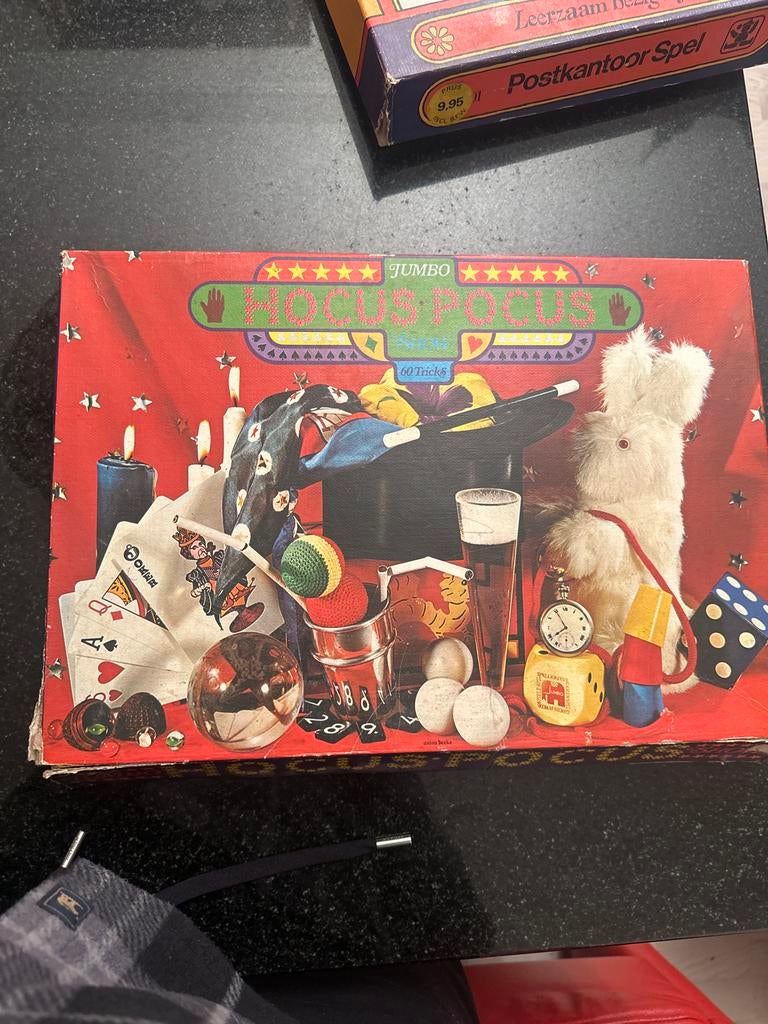 Jumbo Hocus Pocus Goocheldoos, Een of twee spelers, Ophalen of Verzenden, Gebruikt, Reisspel