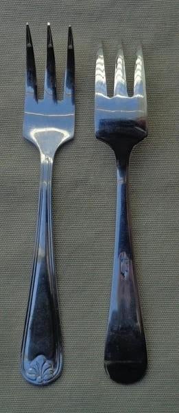 SOLA EXCLUSIEF 4x taartvork gebaksvork 12cm set, Coolsingel 104, 3011 AG Rotterdam, Netherlands, Verzenden, Zo goed als nieuw