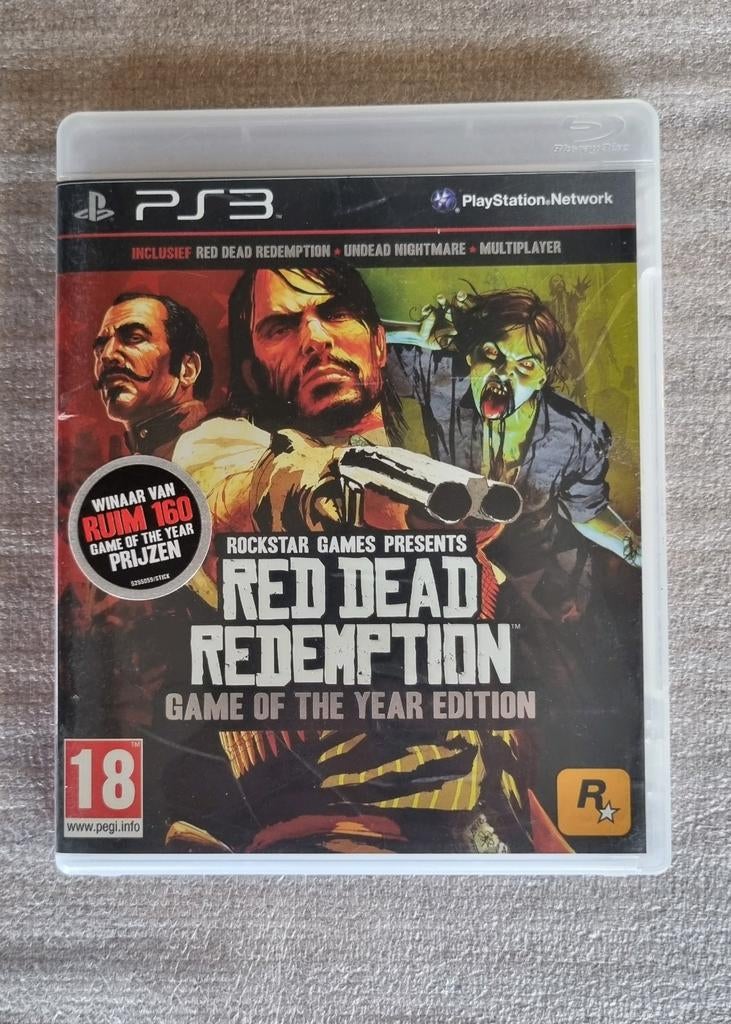 Red Dead Redemption Game of the Year Edition PS3, 1 speler, Ophalen of Verzenden, Avontuur en Actie, Vanaf 18 jaar