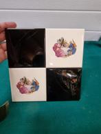 Tegel plateau vier tegels met afbeelding, Huis en Inrichting, Ophalen of Verzenden, 'T Olde Gre-j, Info@toldegrej.nl, Endepoelstraat 20f Didam