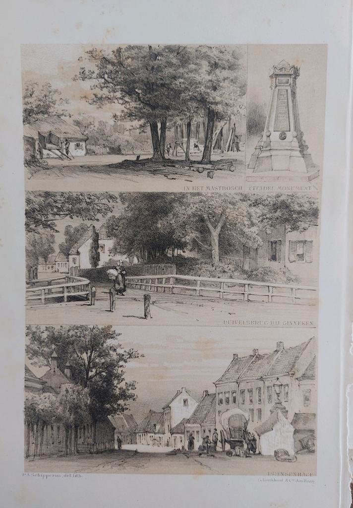 127 / Mastenbosch  - Citadel monument - Duivelsbrug Ginneken, Antiek en Kunst, Ophalen of Verzenden