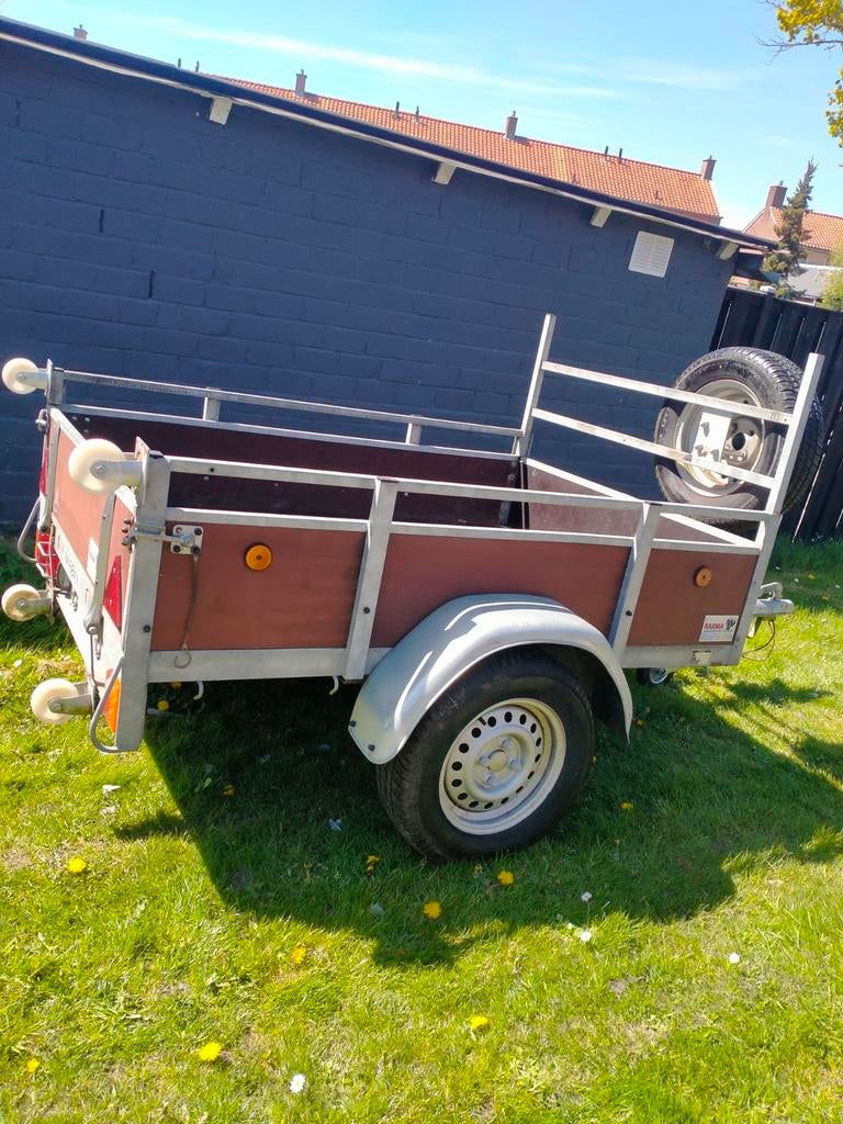 Handige aanhanger voor diverse klussen, Ophalen of Verzenden, Gebruikt