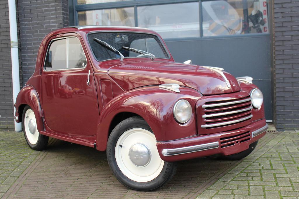 Fiat 500C Topolino GERESTAUREERD! PRACHTIGE AUTO! Cabriolet, Auto's, Oldtimers, Stof, Beige, Cabriolet, Bedrijf