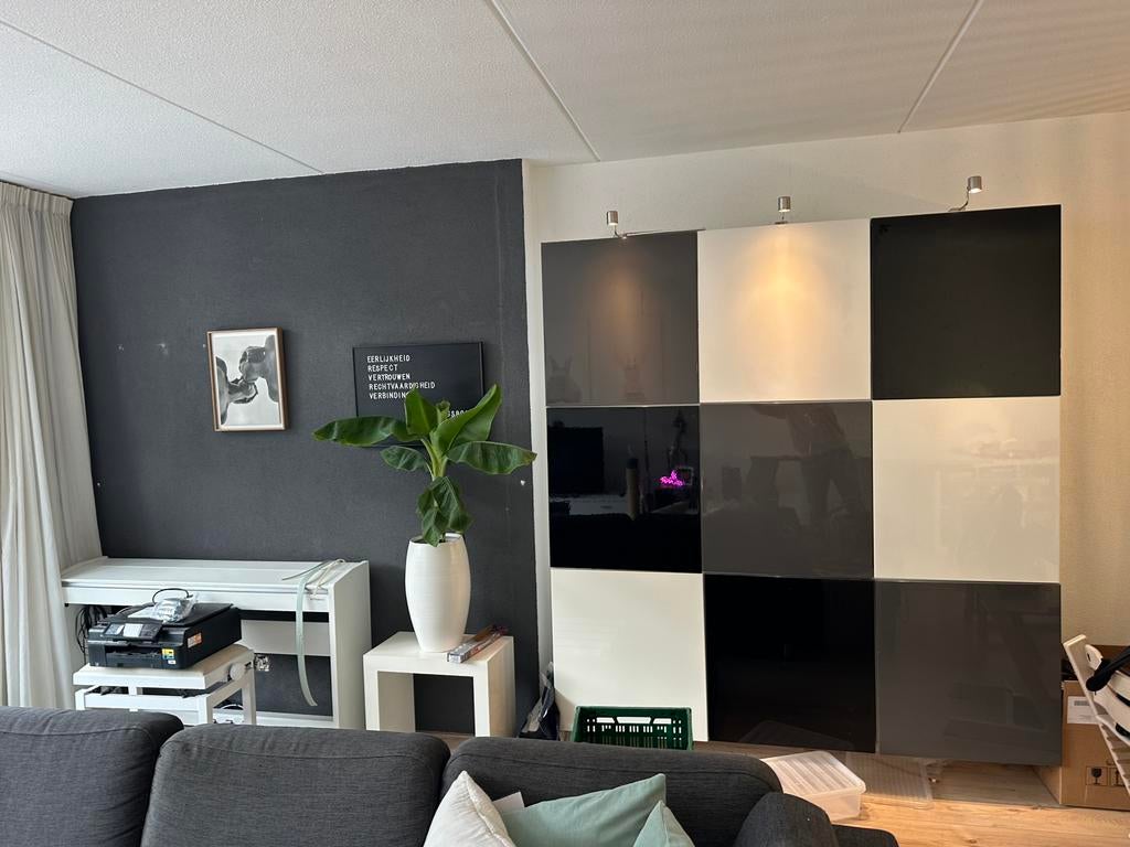 10 Ikea deurtjes Besta SELSVIKEN 60x64  (4zw/3grijs/3wit), Ophalen of Verzenden, Zo goed als nieuw, 10 inch, 64 GB