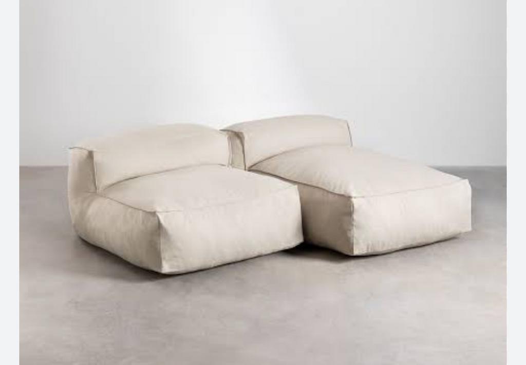 SKLUM DOJANS Modulair Lounge Set - Binnen/Buiten, 150 tot 200 cm, Tweepersoons, 75 tot 100 cm, Ophalen of Verzenden