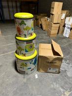 Relaxdays poefjes voor kinderen, Huis en Inrichting, Ophalen, Minder dan 50 cm, Rond, Nieuw