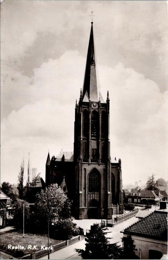 Raalte - R.K. Kerk (1964), Verzenden, 1960 tot 1980, Gelopen, Overijssel