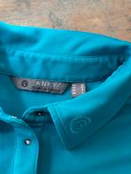 Anky polo shirt maat M - Turquoise, Maat 38/40 (M), Overige kleuren, Ophalen of Verzenden, Korte mouw