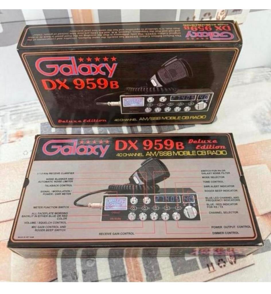Galaxy DX-959B SSB CD Vrachtwagen Radio Ontvanger blauw-led, Nieuw, Ophalen of Verzenden, H, H