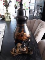 Tinnen kraantjeskan beschilderd, Antiek en Kunst, Ophalen