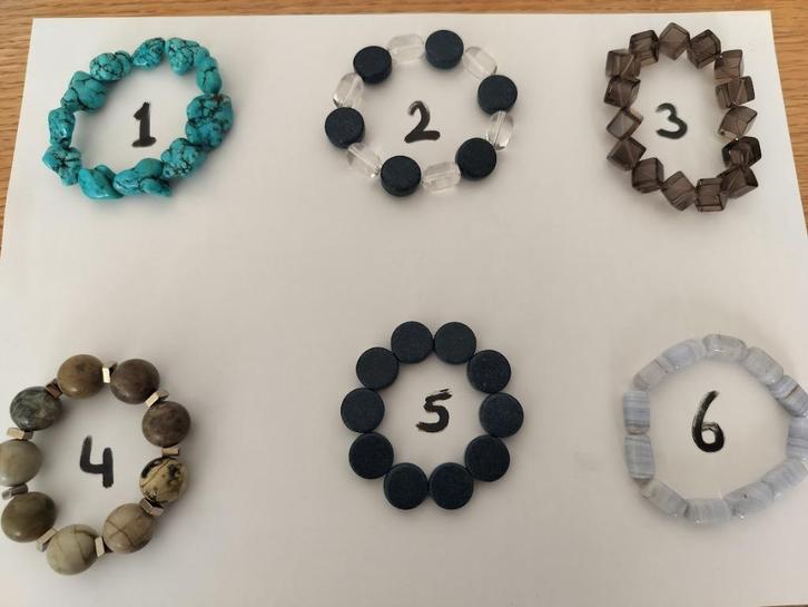 edelsteen armbandjes - serie C, Sieraden, Tassen en Uiterlijk, Edelstenen, Nieuw, Ophalen of Verzenden