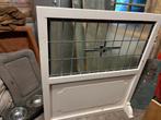 Glas in lood 120 breed 140 hoog, 75 tot 150 cm, Raamkozijn, Ophalen of Verzenden, Zo goed als nieuw