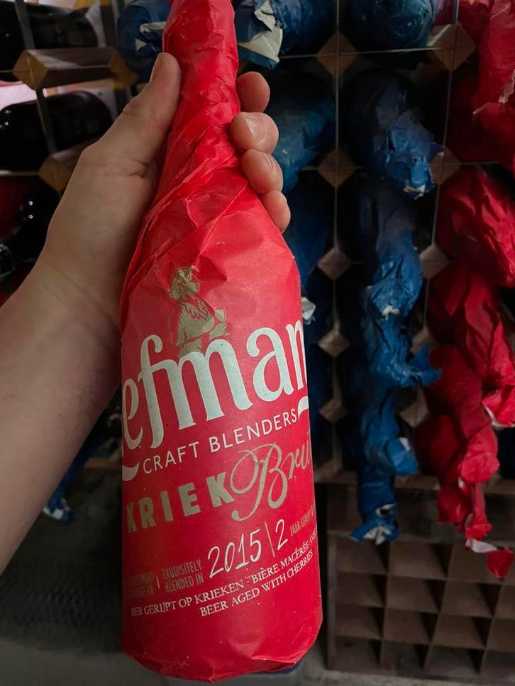 Liefmans Kriek Brut 75cl, Verzamelen, Biermerken, Zo goed als nieuw, Flesje(s), Overige merken, Ophalen of Verzenden