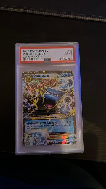 Pokemon blastoise ex psa 9 beschikbaar voor biedingen