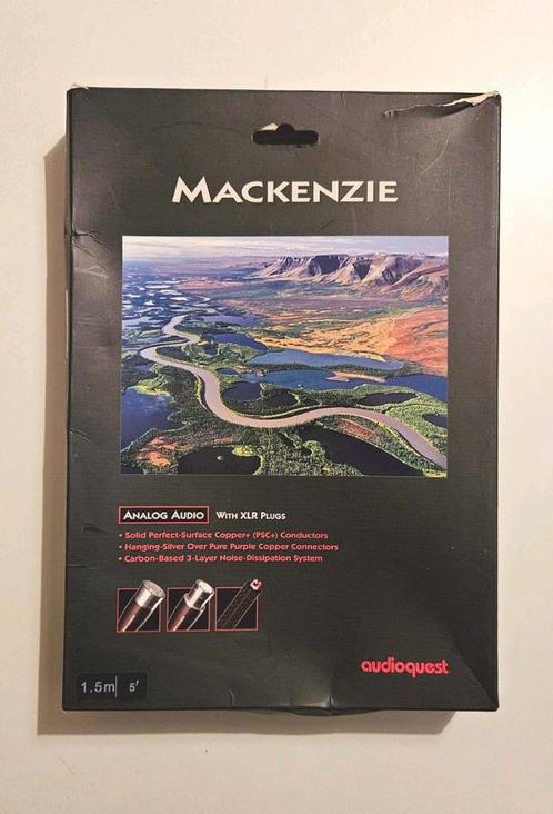 Audioquest MacKenzie XLR interlink, 1,5mtr. in NIEUWstaat!, Audio, Tv en Foto, Audiokabels en Televisiekabels, Zo goed als nieuw