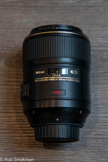 Nikon AF-S 105mm 2.8 VR macro lens beschikbaar voor biedingen