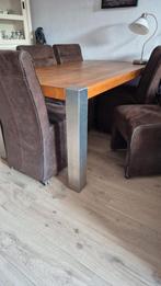 Eethoek met 5 stoelen. Gratis af te halen., Ophalen, Gebruikt